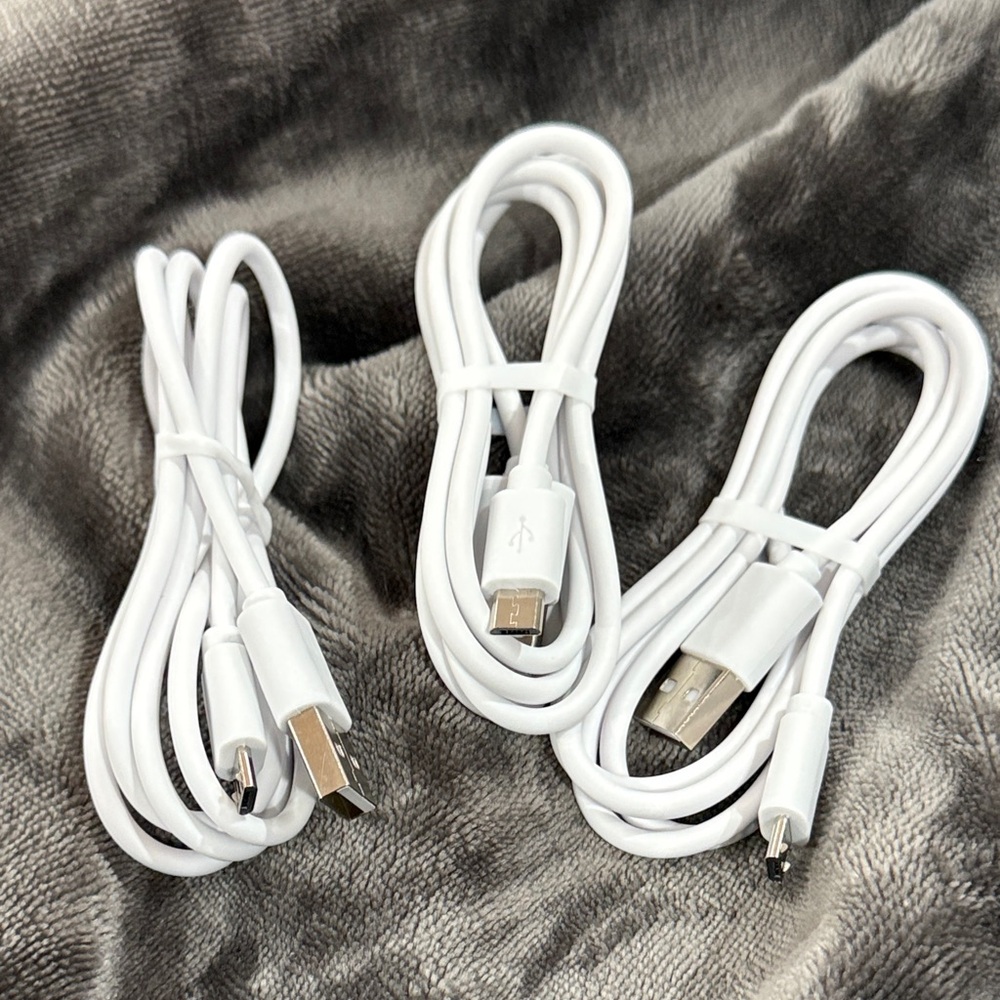 3pcs Approx 3ft Android Micro USB Cable 2A Fast Charging Cable